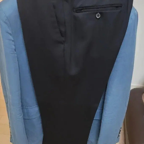 [BUNJANG] Solid Homme Black Wool Slacks Trousers / 본 BON 솔리드옴므 블랙 슬렉스 정장바지