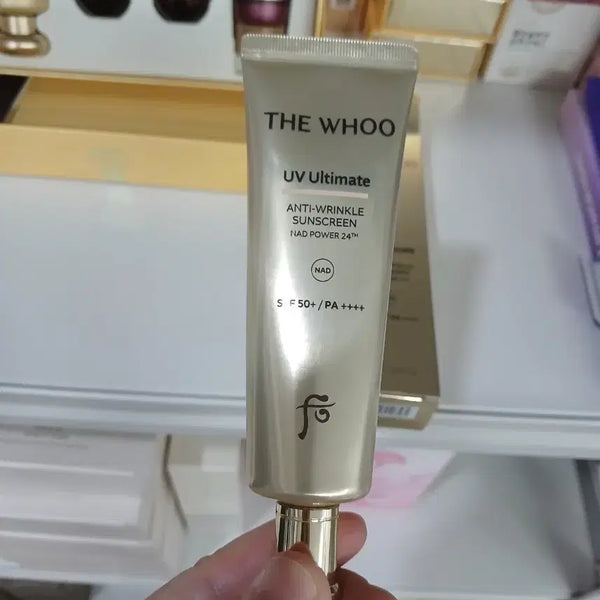 [BUNJANG] The History of Whoo UV Ultimate Anti-Wrinkle Sun Cream SPF50+/PA++++ 50ml / 더후 UV 얼티밋 안티 링클선크림 50ml