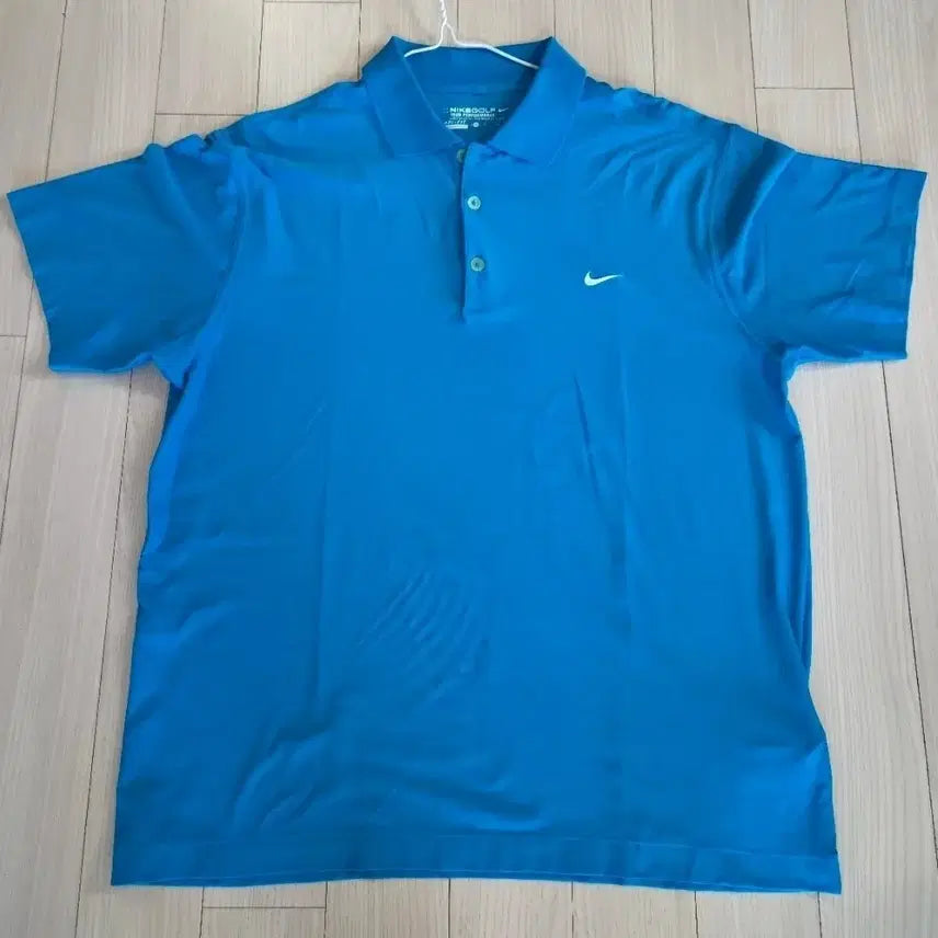 [BUNJANG] Nike Dri-FIT Golf Short-Sleeve Polo Shirt (Blue) / 나이키 드라이핏 골프 반팔 카라티 티셔츠 (블루)