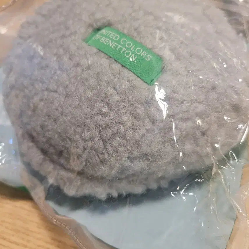 [BUNJANG] United Colors of Benetton Fleece Bucket Hat Grey / 베네통 플리스 버킷햇 그레이