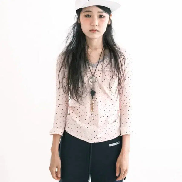 [BUNJANG] Shop Fairy Mini Heart Lace Top / 샵페어리 미니 하트 레이스 탑