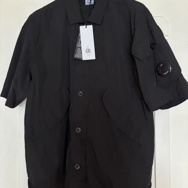 [BUNJANG] CP Company Short Sleeve Overshirt XL Black / CP컴퍼니 반팔오버셔츠 판매합니다.