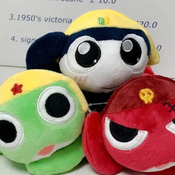 [BUNJANG] Keroro Tamama Giroro Frog Pencil Case Pouch Plush Keyring / 에눌가능 개구리 케로로 타마마 기로로 필통 파우치 정품 인형 키링