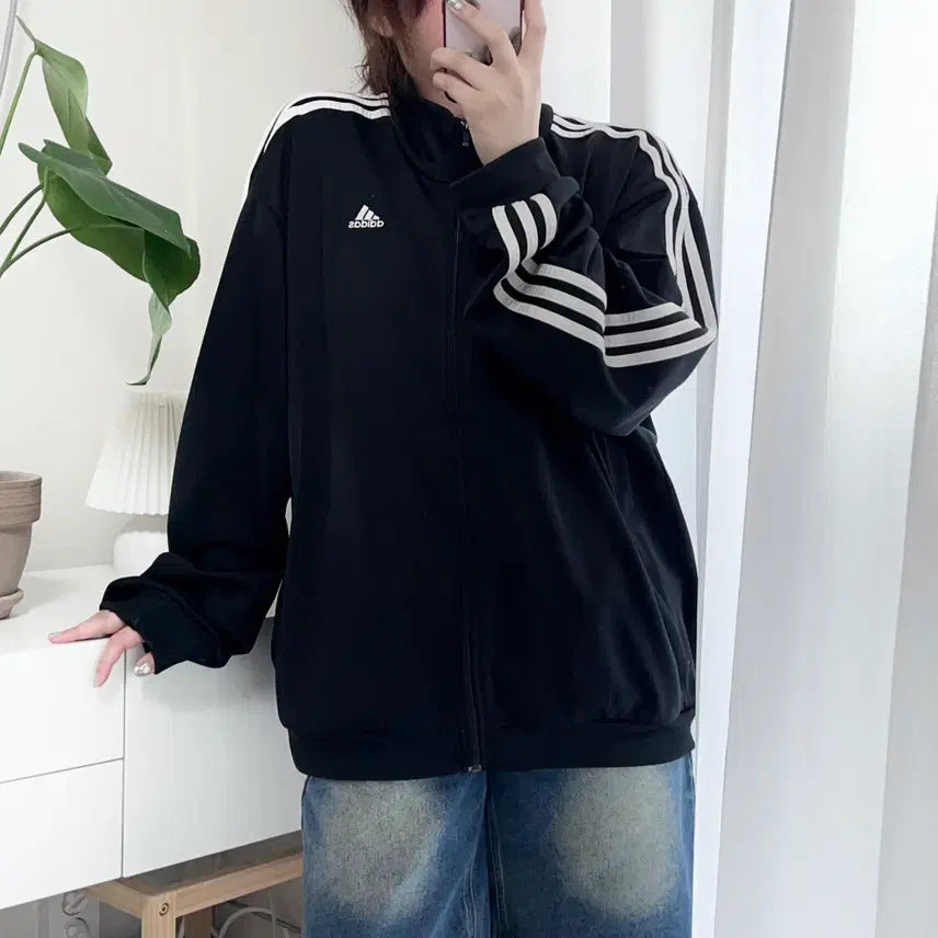 [BUNJANG] Adidas 3SA Track Top Jersey Black 110 / 아디다스 블랙 3SA 트랙탑 져지 [ 110 ]