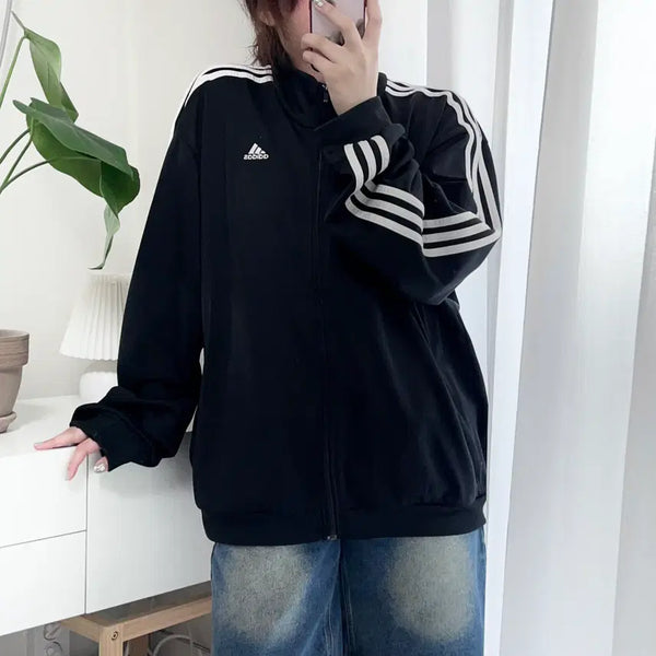 [BUNJANG] Adidas 3SA Track Top Jersey Black 110 / 아디다스 블랙 3SA 트랙탑 져지 [ 110 ]