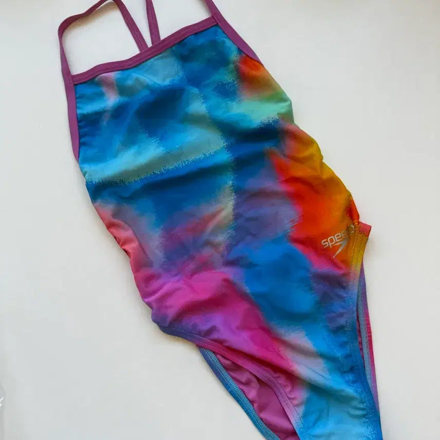 [BUNJANG] Speedo Acid Rain V-Back Swimsuit Size 28 / 스피도 아시드레인 브이백 28