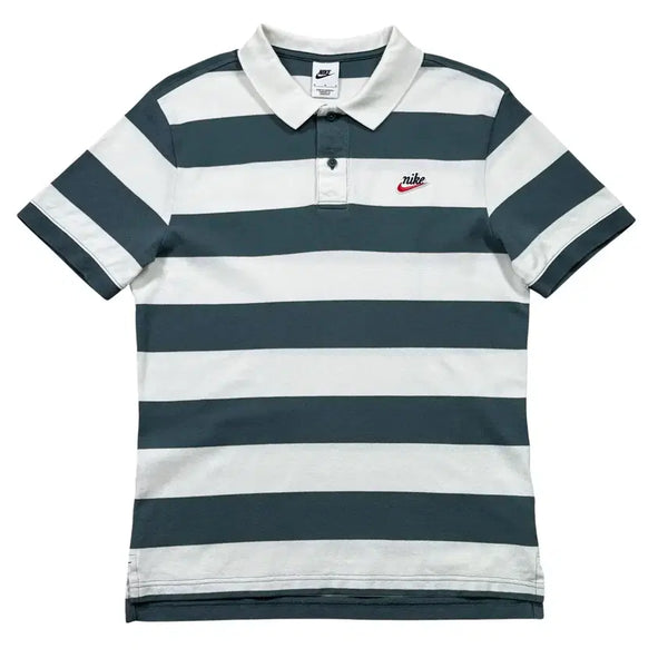 [BUNJANG] Nike Stripe Pique Polo Shirt / 나이키 스트라이프 피케 폴로 셔츠