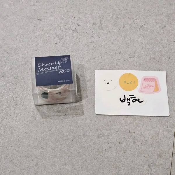 [BUNJANG] EXO Baekhyun Official Handwritten Roll Masking Tape (Sealed) / exo 미개봉 엑소 백현 공식 손글씨 롤 마스킹 테이프