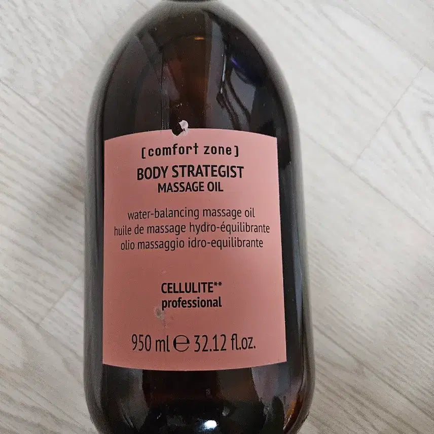 [BUNJANG] Comfort Zone Body Strategist Massage Oil Refill 950ml / 컴포트존 바디 스트래티지스트 마사지 오일 리필 950ml 새상품