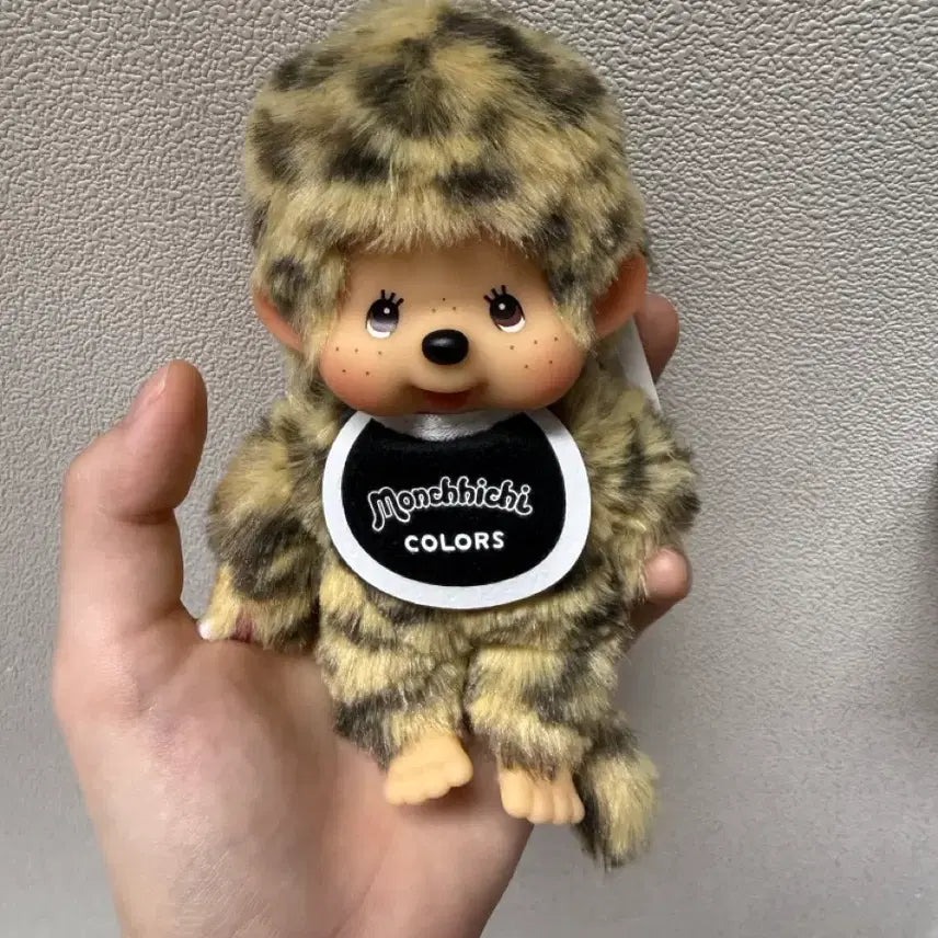 [BUNJANG] Monchhichi Leopard Print Plush / 호피 몬치치
