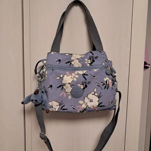 [BUNJANG] Kipling Elysia Floral Tote Bag / 키플링 엘리시아 토드백
