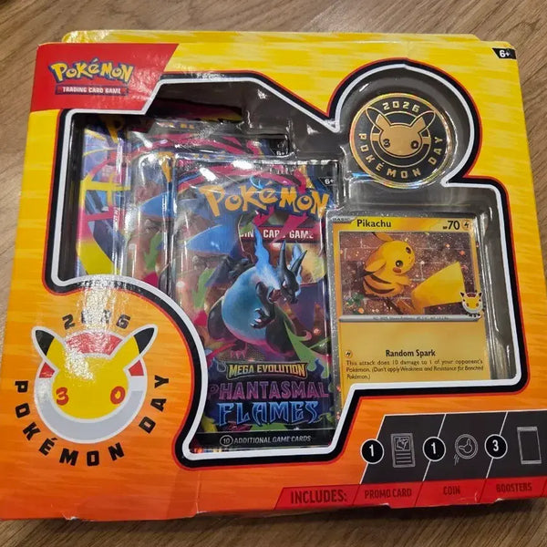 [BUNJANG] Pokemon Day Limited Edition Error Box Swirling + Miscut Pack / 포켓몬스터 2026 2박스 포켓몬 데이 한정판 오류 박스 스월링+미스컷팩