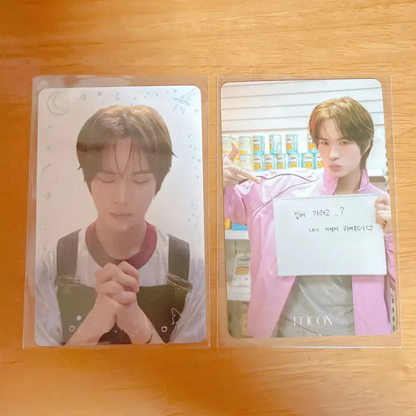 [BUNJANG] TWS DIICON Kyungmin Prayer Sketchbook Photocard / 투어스 디아이콘 경민 기도 스케치북 포카