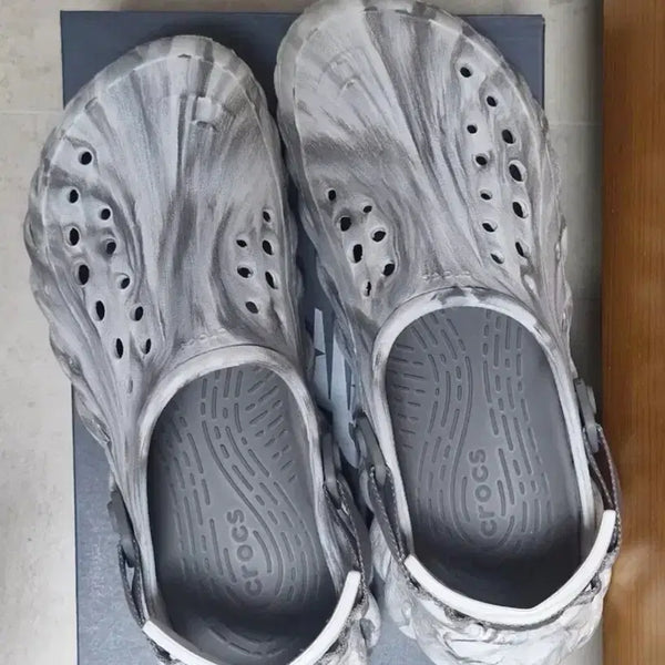 [BUNJANG] Crocs Echo Clog Marble Grey (280) / 280 크록스 에코클로그 마블그레이