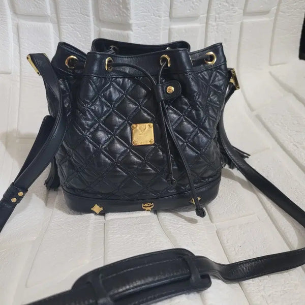 [BUNJANG] MCM German-Made Tassel Drawstring Bag / (정품)MCM 독일산태슬복조리가방