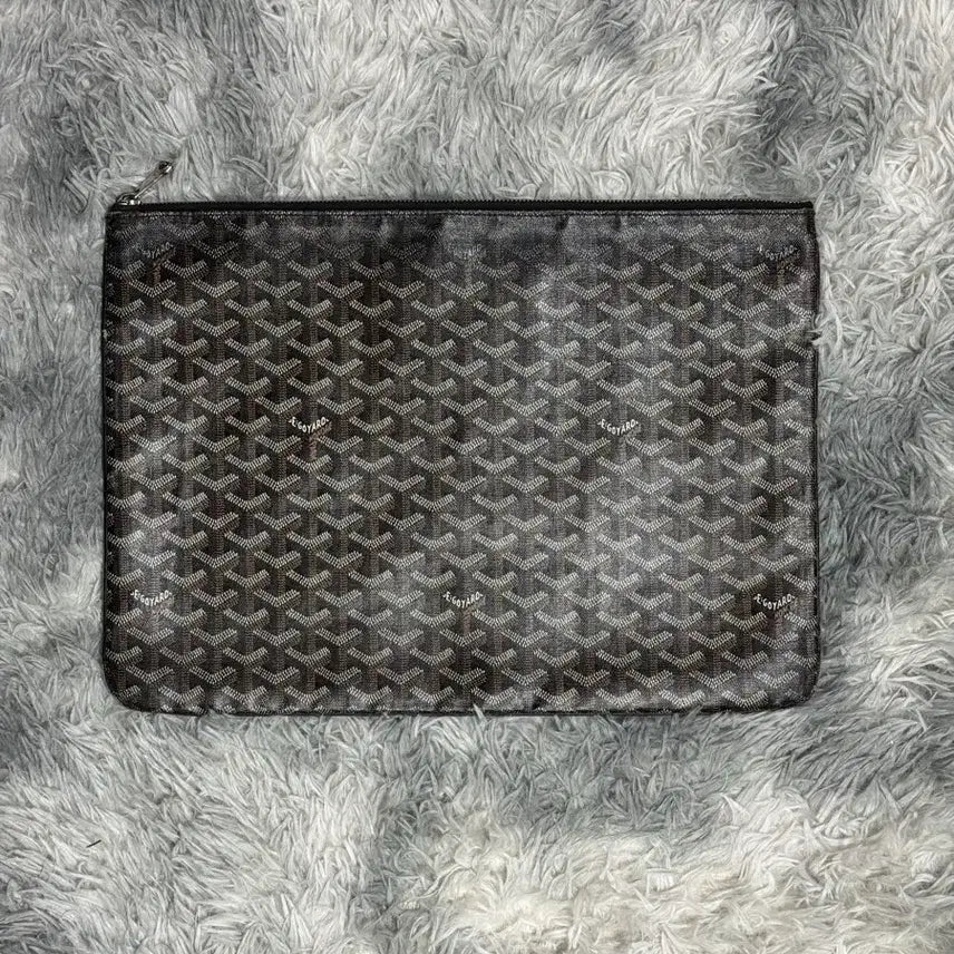 [BUNJANG] Goyard Senat Clutch Bag GM Black Tan / 고야드 세나 클러치백 GM 블랙탄