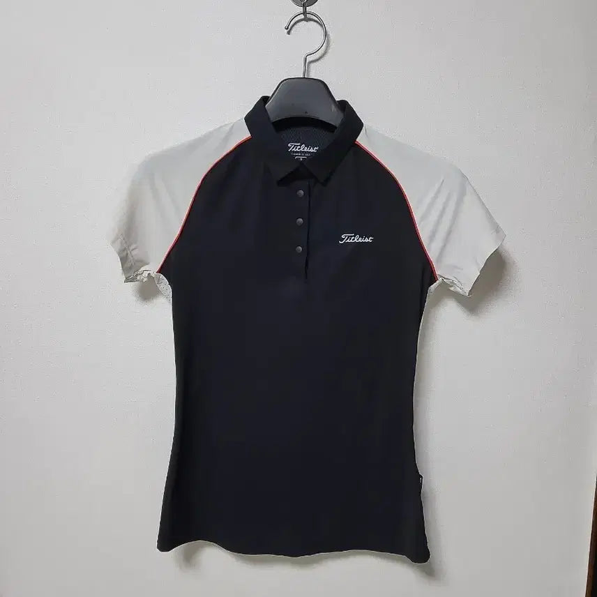 [BUNJANG] Titleist Golf Wear Short Sleeve Polo Shirt Black / 타이틀리스트 골프웨어 반팔 카라티 블랙