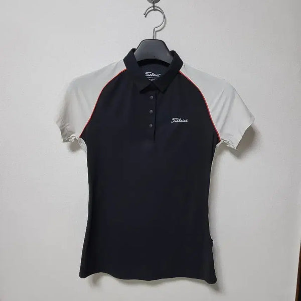 [BUNJANG] Titleist Golf Wear Short Sleeve Polo Shirt Black / 타이틀리스트 골프웨어 반팔 카라티 블랙