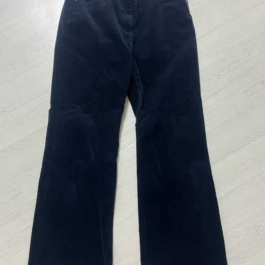 [BUNJANG] Women's Navy Corduroy Pants / 여성 네이비 코듀로이 팬츠