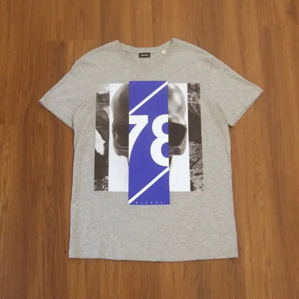 [BUNJANG] Diesel Skull Print T-Shirt / 디젤 78 스컬 프린트 티셔츠