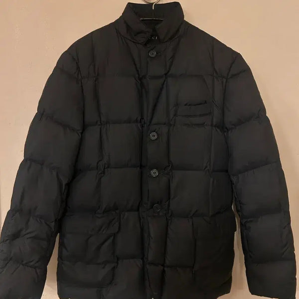 [BUNJANG] Gucci Style Men's Puffer Jacket Black (Fits 100) / 구찌 스타일 남성 패딩 점퍼 블랙 (실측 100)