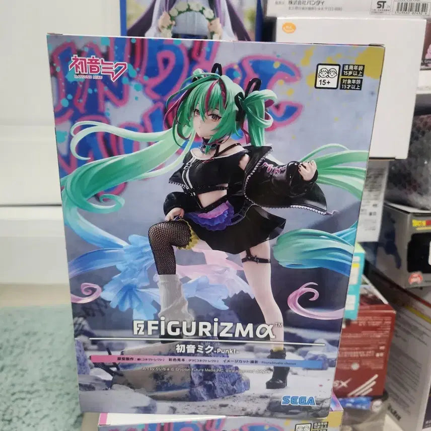 [BUNJANG] SEGA Figurerise Hatsune Miku Punk Figure / SEGA 피규어라이즈 미쿠 펑크 피규어