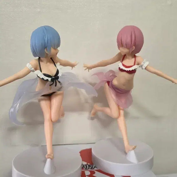 [BUNJANG] Re:Zero Rem & Ram Celestial Vivi Swimsuit Figure Set / 리제로 렘 람 Celestial Vivi 수영복 피규어