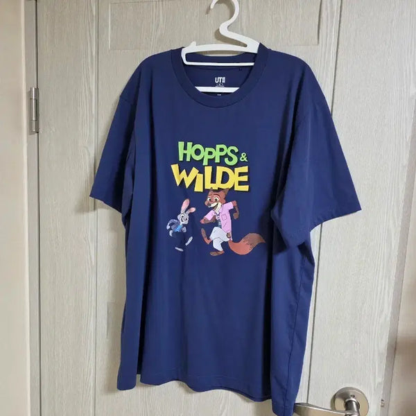 [BUNJANG] Uniqlo Disney Zootopia Graphic T-shirt XL / 유니클로 디즈니 주토피아 반팔티 XL