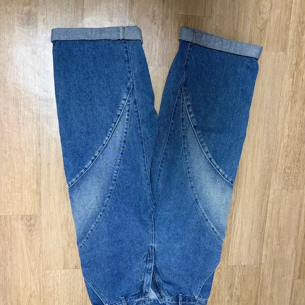 [BUNJANG] Compagno Cut Detail Denim Pants Size 32 / 꼼파뇨 절개 디테일 데님 팬츠 32
