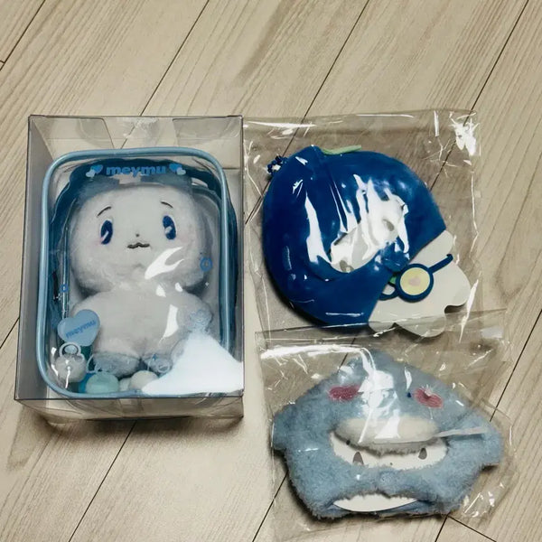 [BUNJANG] Mmmimmu Mmyemu Doll + Keychain Pouch + Accessory Set / 므메미무 몌무