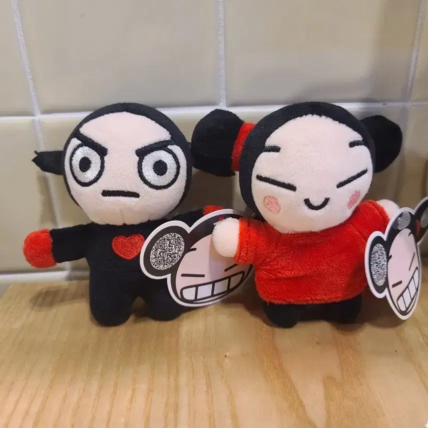 [BUNJANG] Puk Puk & Garu Doll Keyring Set / 뿌까 가루 인형 키링