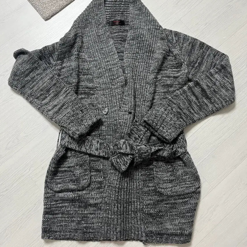 [BUNJANG] Melange Knit Cardigan / 보카시 니트 가디건 48