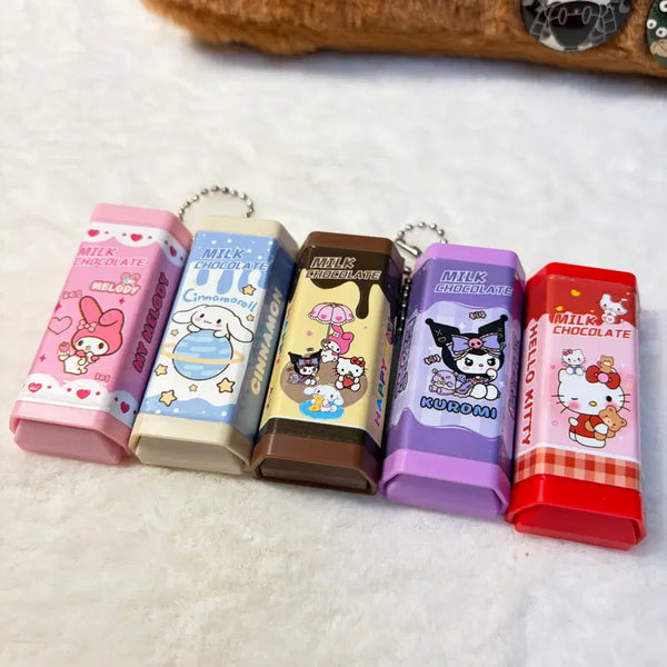 [BUNJANG] Sanrio Clicker Bbokagi 5-Type Keycap Keyring / [미개봉새상품,영상있음] 산리오 클리커 뽀각이 5종 키캡 키링