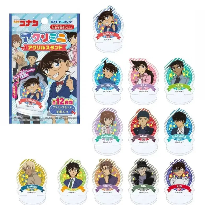 [BUNJANG] Detective Conan Acrylic Stand Set (12 Types, 8 Pieces) / 명탐정 코난 아크릴 스탠드 12종 8개