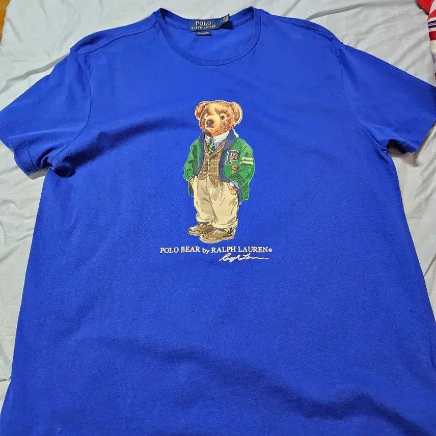 [BUNJANG] Polo Ralph Lauren Polo Bear T-Shirt Blue / 폴로 랄프로렌 폴로 베어 반팔 티셔츠 블루 M