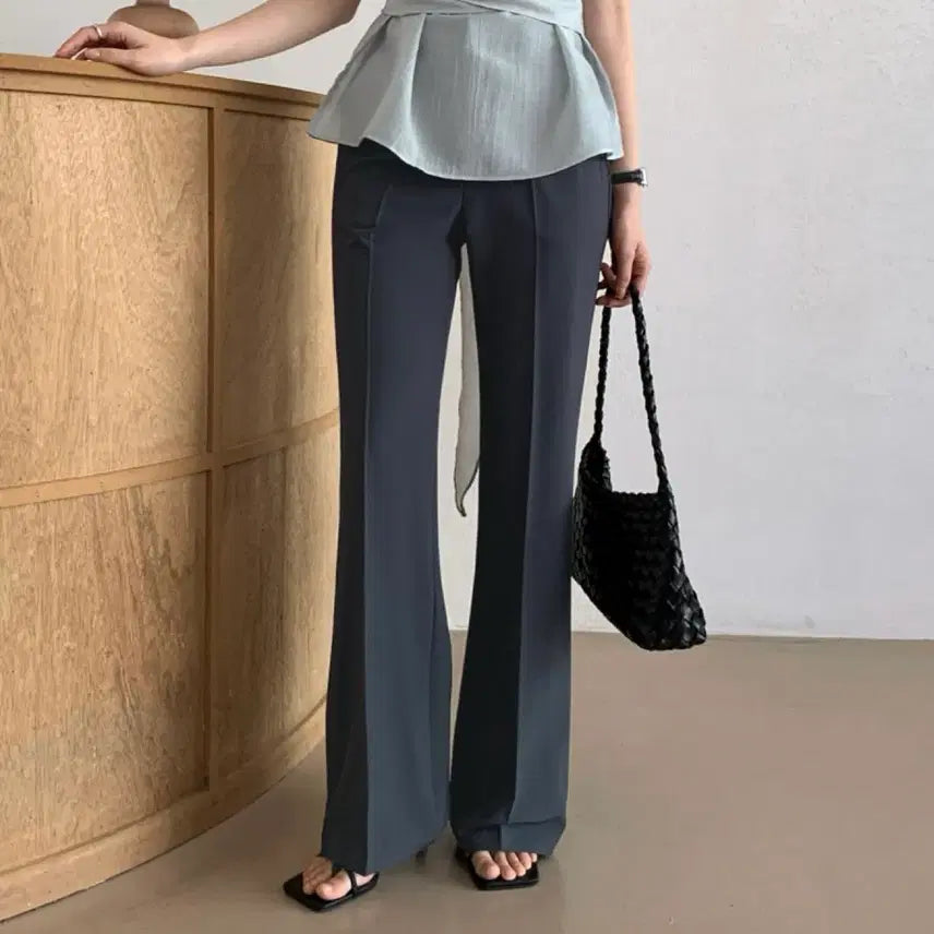 [BUNJANG] Summer Lycra Bootcut Slacks (M) / (M) 썸머 라이크라 부츠컷 슬랙스