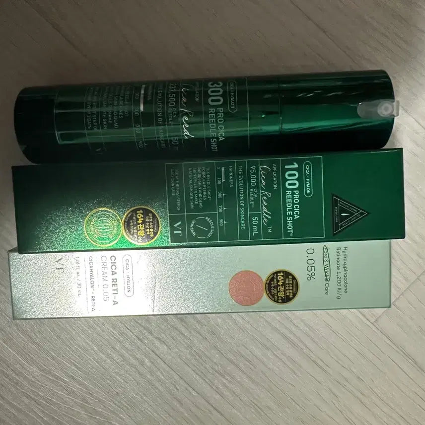 [BUNJANG] VT Procyca Riddleshots 100, 300 50ml Set with Retinol Cream / VT 프로시카 리들샷 100,300 50ml 미사용 제품+레티놀 크림