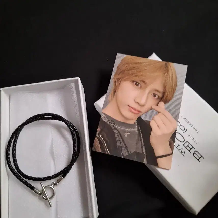 [BUNJANG] TXT Yeonjun Birthday Bracelet Photocard Set / 범규 생일 기념 팔찌