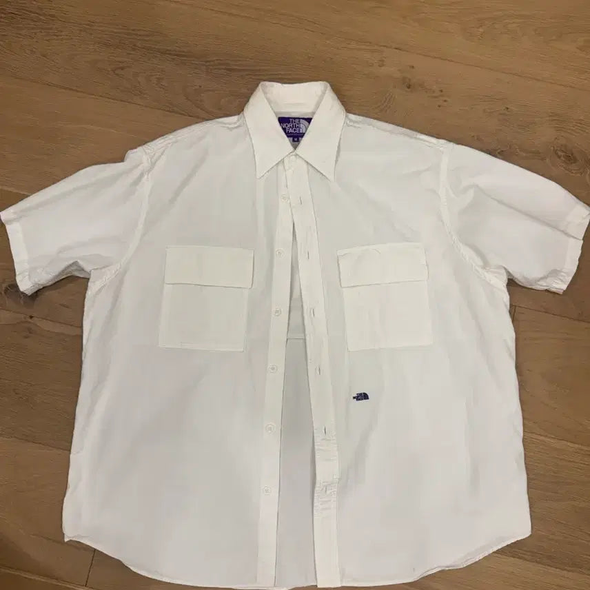[BUNJANG] The North Face Purple Label Nanamica Shirt White / 나나미카 노스페이스 퍼플라벨 셔츠 화이트