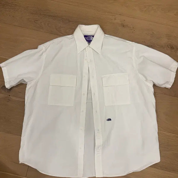 [BUNJANG] The North Face Purple Label Nanamica Shirt White / 나나미카 노스페이스 퍼플라벨 셔츠 화이트