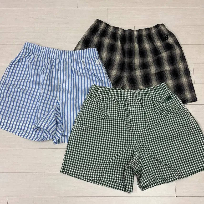 [BUNJANG] New Balance 3-Piece Home Wear Shorts Set / 뉴발란스 반바지 홈웨어 3종