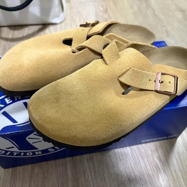 [BUNJANG] Birkenstock Boston Latte Cream Narrow 230 / 버켄스탁 보스턴 라떼크림 내로우 230