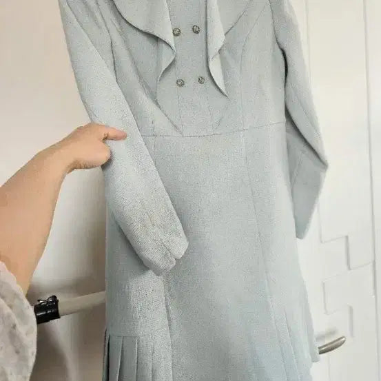 [BUNJANG] It MICHAA Mint Pleated Dress / 잇미샤 민트색 플리츠 원피스