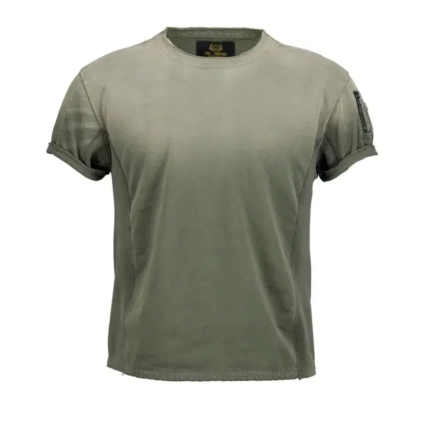 [BUNJANG] FOG Service System MA-1 Half Zip Khaki / [3] 포그서비스 시스템 ma1 하프슬리프 카키