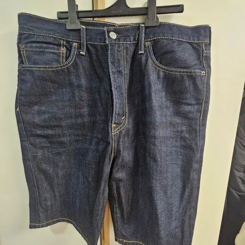 [BUNJANG] Levi's Dark Blue Denim Shorts Size 36 / 리바이스 데님 반바지 다크 블루 36사이즈