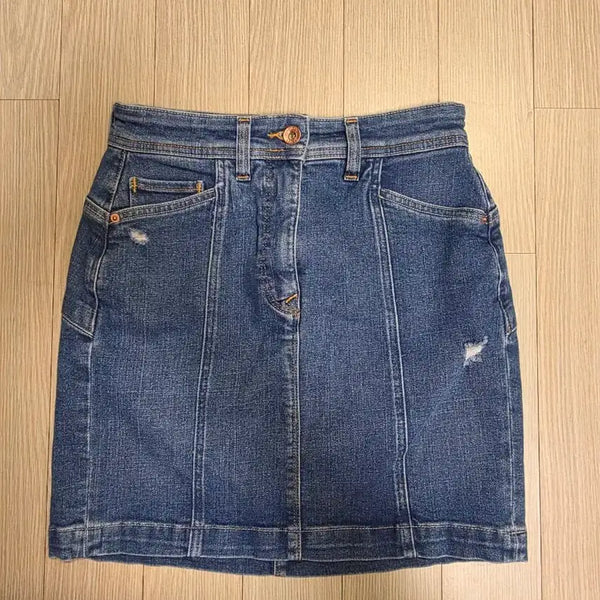 [BUNJANG] European Brand Denim Mini Skirt / 여성 여자s 유럽  살사진스Salsa 청치마 데님미니스커트청치마