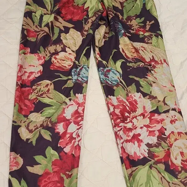 [BUNJANG] Flower Pattern Pants / 멋진 플라워 패턴이 돋보이는 춘.추 팬츠