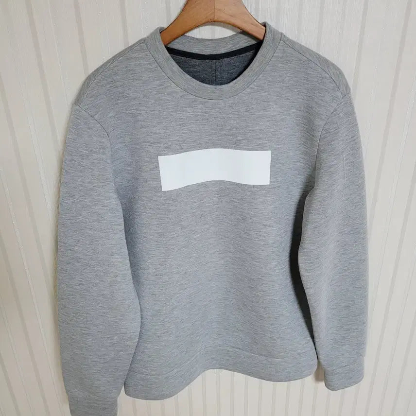 [BUNJANG] System Homme Grey Neoprene Back Logo Sweatshirt Size 95 / 시스템옴므 그레이 네오프렌 백로고 맨투맨 95