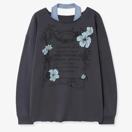 [BUNJANG] Midnight Move VT FL Sweatshirt (Dark Grey) / 미드나잇 무브 vt fl 맨투맨 (dark grey)