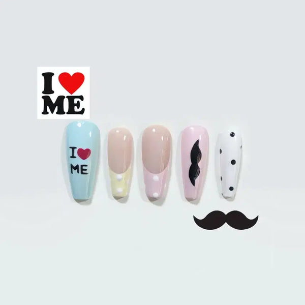 [BUNJANG] I*ME Handmade Nail Tips (10 pcs) / I*ME 수제네일팁 10p